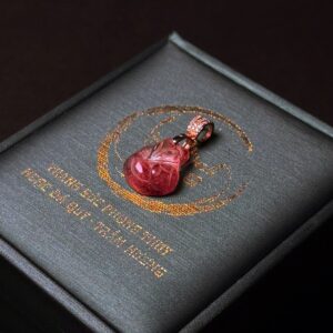 Mặt hồ ly Thạch anh tóc đỏ