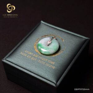 Đồng điếu Phỉ thuỷ xanh to 25mm