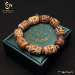 Trầm trúc Hải Nam khắc chú Bình An 12 ly