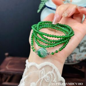 Phỉ thuý lục đế vương 3.7 Li type A hàng VIP siêu đẹp