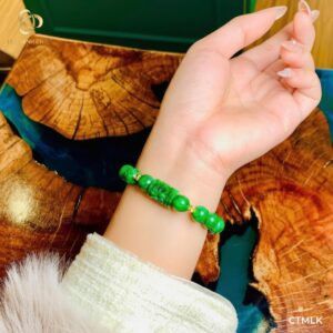 Vòng cẩm thạch 10 ly mix lu khắc