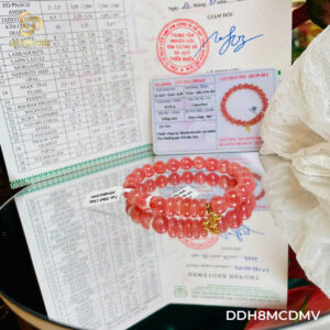 💎 Điếu Đào Hoa 8 ly Mix Ngũ Điếu – Charm Mạ V